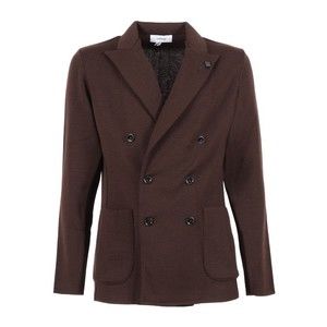 Lardini Double-Breasted Knitted Jacket - NWT